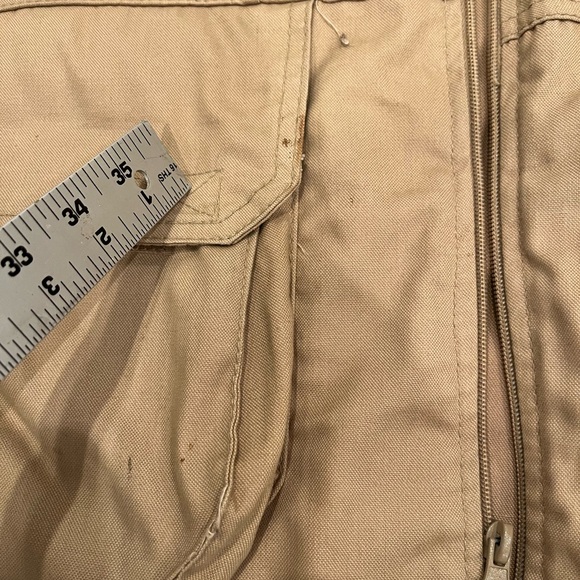 HQ Issue Canvas Zip Concealment Vest Tactical Khaki Size XXL - Picture 10 of 10